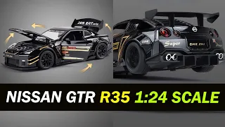 Nissan GTR R35 Model Car | Diecast Scale 1:24 Model Vehicle | Speedo Club