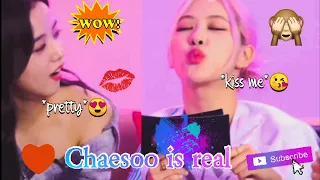 Chaesoo got caught 😱💕 - Rosé's Kiss x Jisoo Jealous