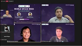 DOST PAGASA and Philippine Space Agency - World Space Week 2022 "Space and Sustainability” webinar