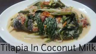 Tilapia in coconut milk/Ginataang tilapia