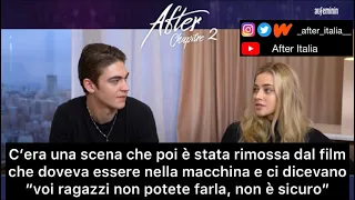 Traduzione Nuova Intervista a Hero Fiennes Tiffin e Josephine Langford | AWC