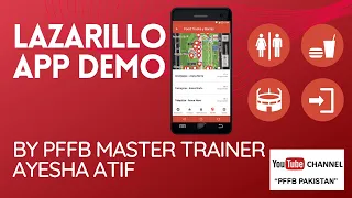 Lazarillo Location Finder App Demo by PFFB Master Trainer Ayesha Atif