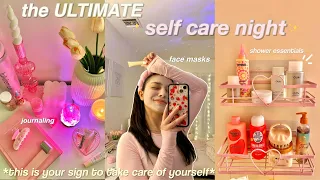 SELF CARE night routine ✨🫧 skincare, everything shower, favorite products