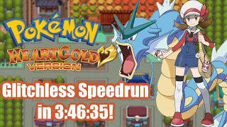 Pokémon HeartGold - Glitchless/Manipless Speedrun in 3:46:35