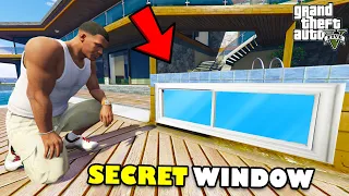 Franklin Found Secret Small Window Inside Franklin's House in GTA 5 | SHINCHAN and CHOP