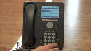 Setting Up Mailbox for First Time on Avaya 9608 Telephone