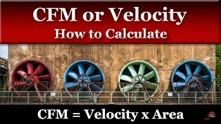 Calculating CFM or Velocity from Area