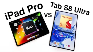 Galaxy Tab S8 Ultra from an iPad Pro user's Perspective