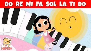 Singing Scales | Learn Scales | HiDino Kids Songs With Fun Stories