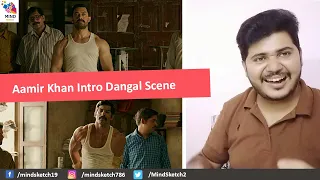 Dangal Movie Scene Reaction | Aamir Khan Intro Dangal Fight Scene