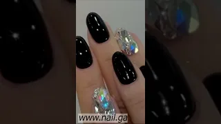 Черный маникюр| Идеи Дизайна Ногтей💅/Nail Design ideas💅