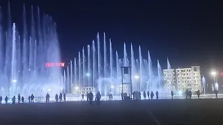 dancing fountain in park view city islamabad