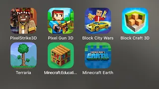 Pixel Strike 3D - Pixel Gun 3D - Block City Wars - Block Craft 3D - Terraria - Minecraft Education