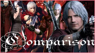 Devil May Cry 1 vs DMC2 vs DMC3 vs DMC4 vs DMC5 | Comparison