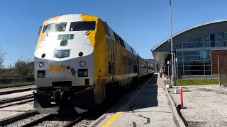 VIA 76 Reversing into the Windsor VIA Station April 19, 2024