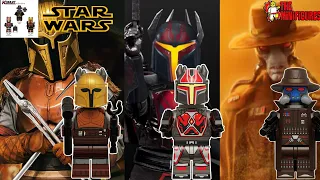 Lego Star Wars Compatible Lego by Koruit KT1074 | Cad Bane | Gar Saxon | The Mandalorian Armored