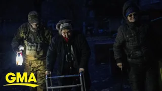 Russian strikes leaves major Ukrainian city in the dark | GMA