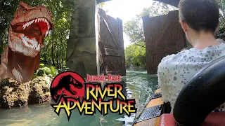 JURASSIC PARK RIVER ADVENTURE - (POV)-BOAT RIDE-Florida-Universal's Islands of Adventure