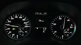 Mercedes Vito Tourer 119 BlueTEC 190 HP 0-160 km/h Acceleration