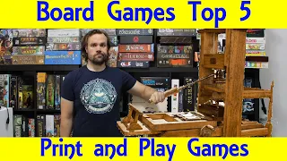 Top 5 Print and Play Board Games