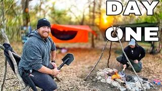 Into the Wild - 7 Day Beginner Survival Challenge Texas - Day 1