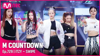 [ITZY - SWIPE] KPOP TV Show | #엠카운트다운 EP.729 | Mnet 211014 방송