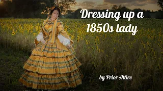 Dressing up a 1850s lady