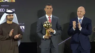 Cristiano Ronaldo Named Player Of The Century At Globe Soccer Awards