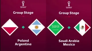 FIFA 23 World Cup Group Stage Group C Poland vs Argentina & Saudi Arabia vs Mexico