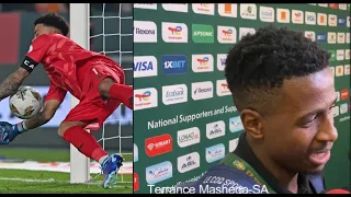 SOUTH AFRICA VS CAPE VERDE(2-1)- SOUTH AFRICAN PLAYERS REACT TO ROWIN WILLIAMS HEROICS IN WIN