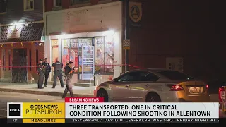 3 men injured after shooting in Pittsburgh's Allentown neighborhood