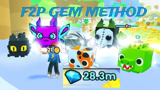 Best *F2P* gem methods | Pet Simulator 99