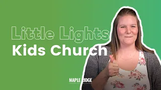 Little Lights Kids Church // January 24 JESUS TURNS WATER INTO WINE