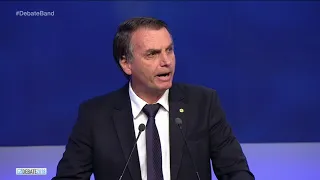 Alckmin e Bolsonaro debatem segurança pública