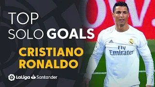 TOP 10 SOLO GOALS Cristiano Ronaldo LaLiga Santander