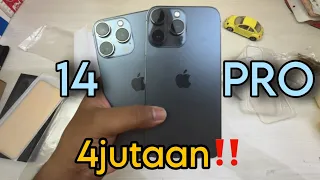 Unboxing iPhone 14 Pro harga 4jutaan‼️