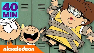 Loud House | The Funniest School Moments for 45 Minutes! | Nickelodeon em Português