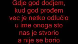 Marko Perković Thompson-Neću izdat ja Lyrics