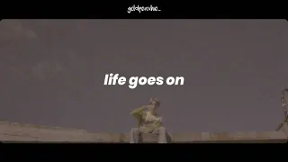 bts – life goes on (slowed down with lyrics)