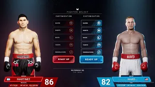 Sergio Martinez VS Micky Ward  || Undisputed Boxing Game Early Access ESBC