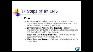 Intro to Environmental Management Systems (EMS)