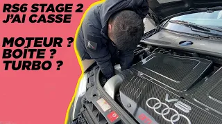 J'ai CASSÉ une RS6 stage 2 en plein tournage ?