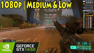 GTX 1650 | Battlefield 2042 - 1080p Medium & Low