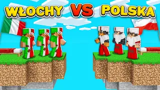 WIELKI POJEDYNEK POLSKA vs WŁOCHY na BED WARS!