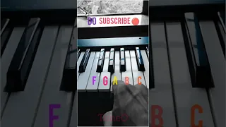 Toota Jo kabhi Tara on piano #pianotutorial #pianolessons #atifaslam #TuneO#youtubeshorts