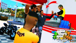 GTA V : MENOR INFRATOR - VILAOZIN  DE MINI SUZUKI FEZ UMA FITA COM O ZÉ PEQUENO NO MERCADINHO EP.32