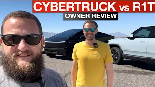 Tesla Cybertruck vs Rivian R1T - An Owners Thoughts - Talking Cybertruck with @Gjeebs