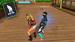 USEI O NOVO EMOTE QUADRADINHO DA ANITTA e ACHEI O MAIOR GADO DO FREE FIRE !