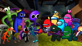 Rainbow Friends VS Impostor V4 - Friday Night Funkin' (Roblox Rainbow Friends) (Among Us)