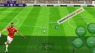 Half pitch rocket 🚀 goal by iconic Rashford| pes 2021